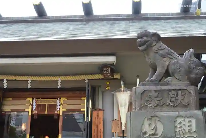 芝大神宮の狛犬