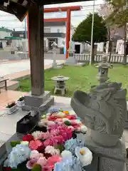 新川皇大神社の手水