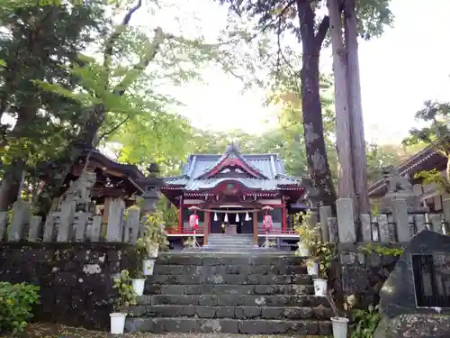 山中諏訪神社の本殿