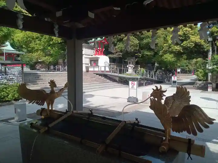 富岡八幡宮の手水舎