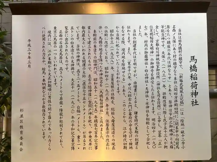 馬橋稲荷神社(東京都)