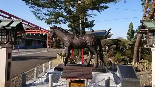 竹駒神社の狛犬