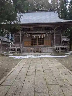 角館総鎮守 神明社の本殿・本堂