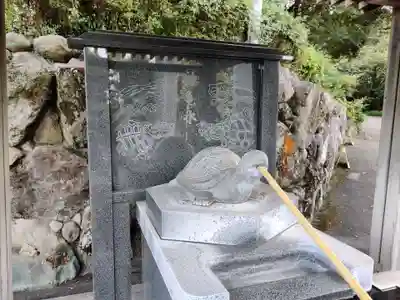 八幡竃門神社の手水舎