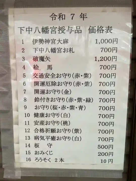 下中八幡宮(愛知県)