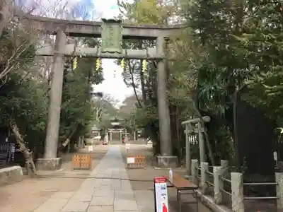 篠崎浅間神社の鳥居