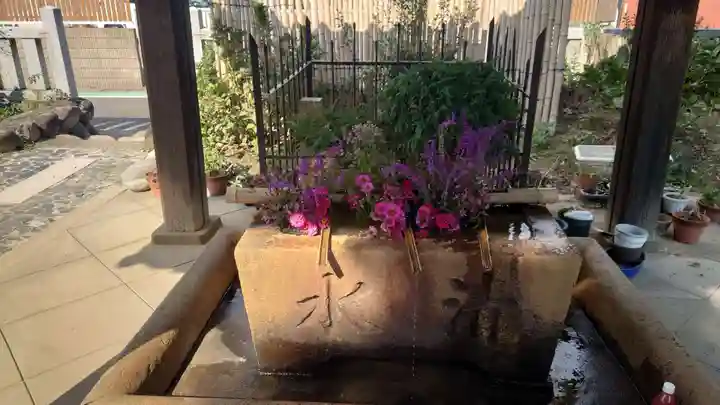 石刀神社の手水舎