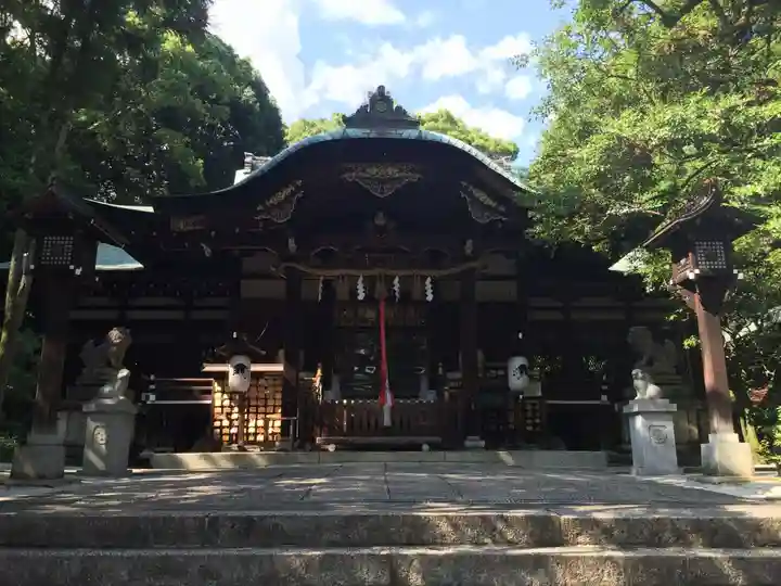 岡崎神社の本殿・本堂