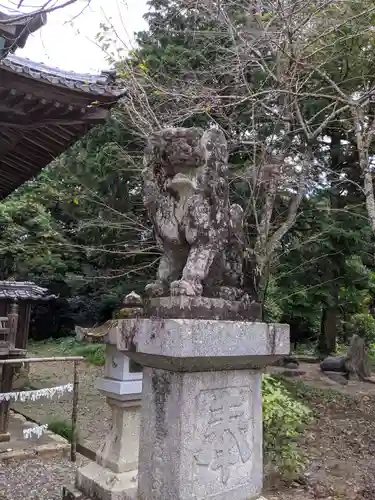 曽許乃御立神社の狛犬