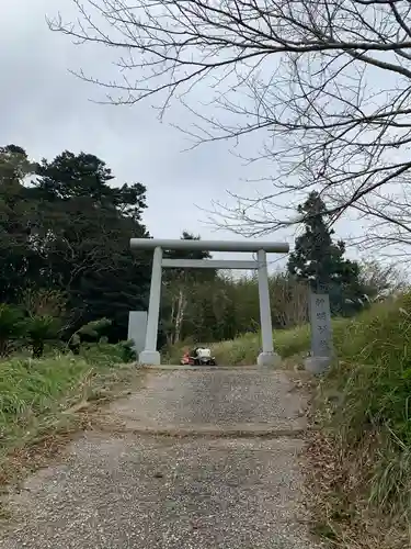 神明神社の鳥居