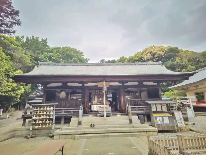 上地八幡宮の本殿・本堂