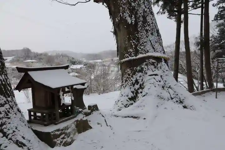 阿久津「田村神社」(郡山市阿久津町)旧社名:伊豆箱根三嶋三社の自然