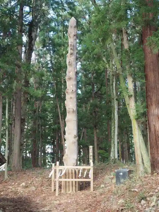 諏訪大社下社秋宮の自然