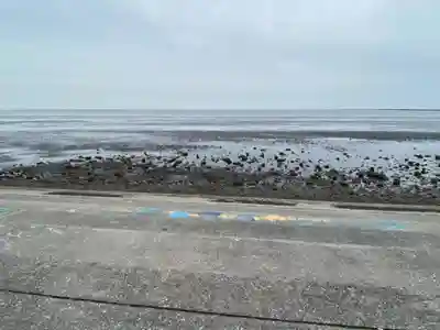 白洲濱宮の周辺