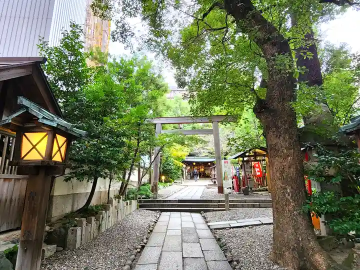 洲嵜神社の鳥居