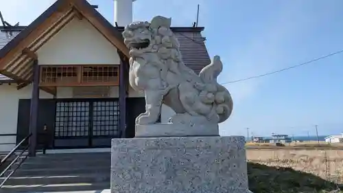 納沙布金刀比羅神社の狛犬