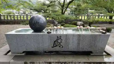 大斎原(熊野本宮大社旧社地)の手水舎