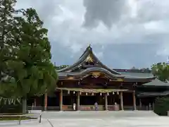 寒川神社の本殿