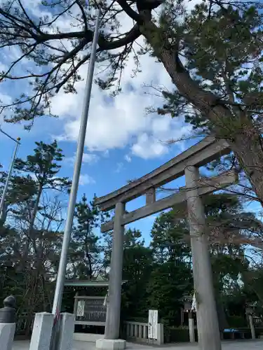 寒川神社の鳥居