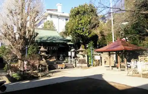 五條天神社の庭園