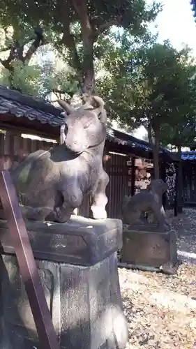 牛嶋神社の狛犬