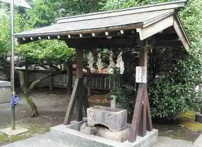 國領神社の手水舎