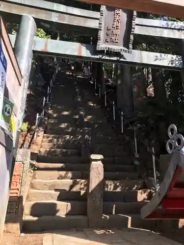 大山阿夫利神社本社の鳥居