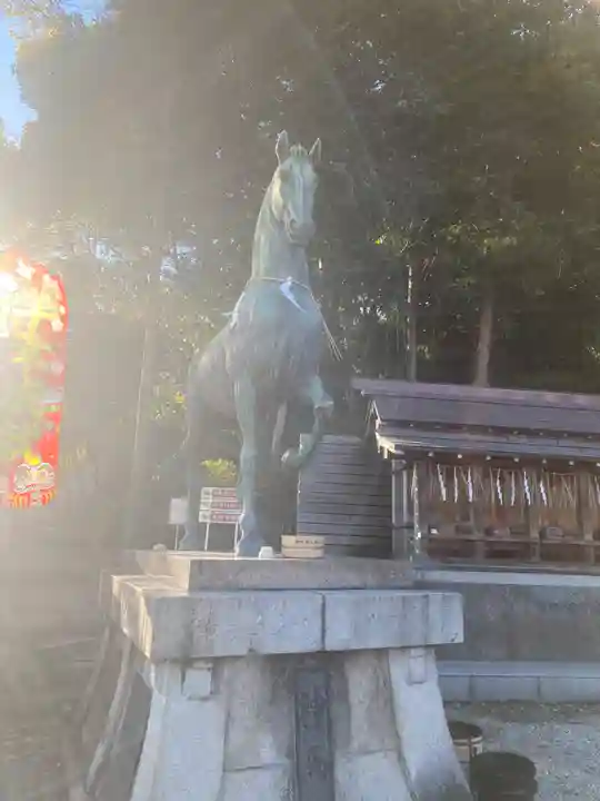 神前神社の狛犬