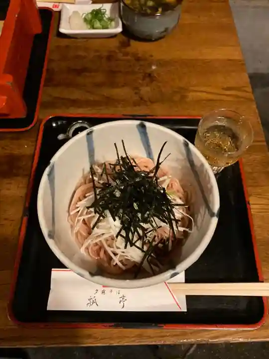 露天神社(お初天神)の食事