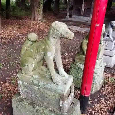 美濃輪稲荷神社の狛犬