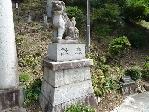 足利織姫神社の狛犬