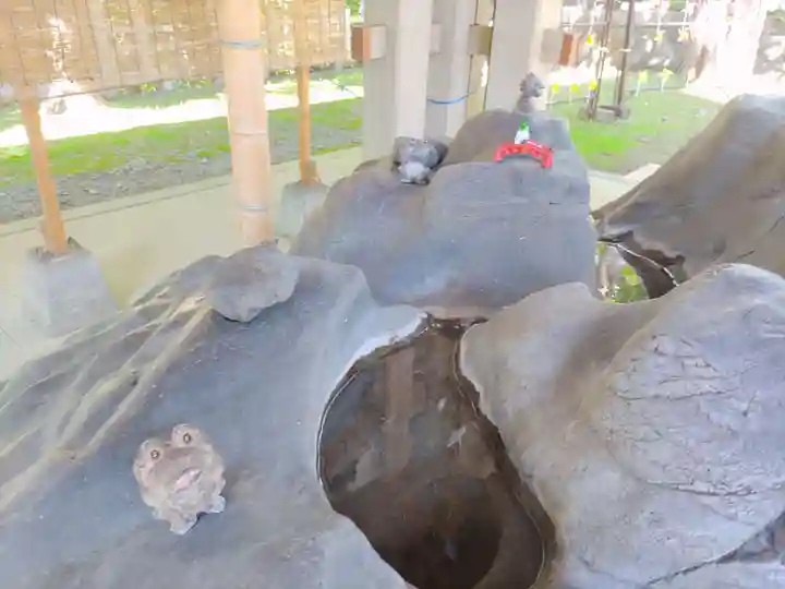 上川神社の手水舎