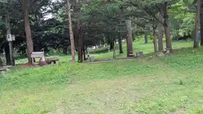 洞爺八幡神社の庭園