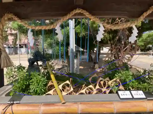 三津厳島神社の手水舎