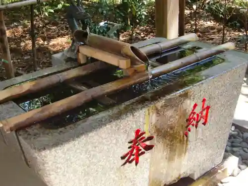 宮川熊野神社の手水舎