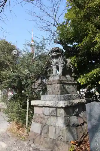 芝東照宮の狛犬