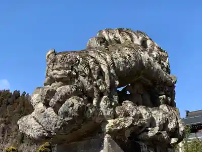 古殿八幡神社の狛犬