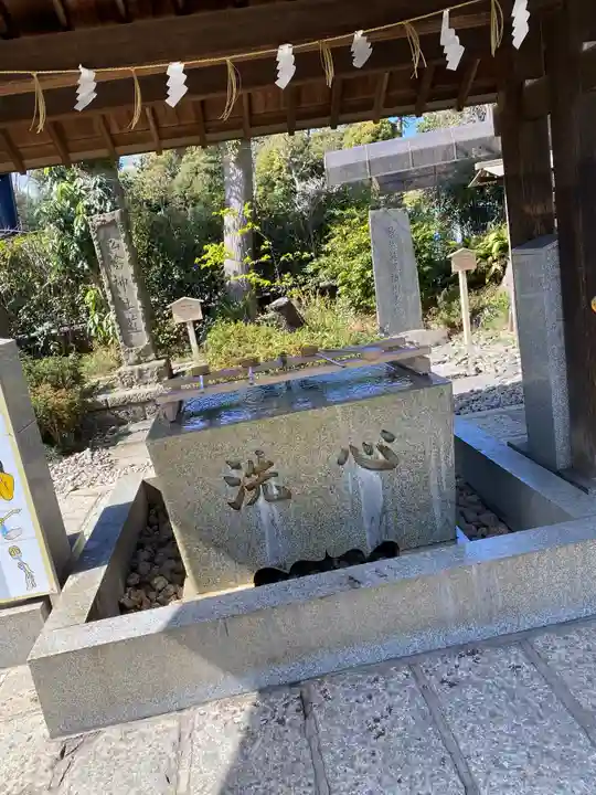 松陰神社の手水舎