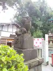 多摩川浅間神社の狛犬