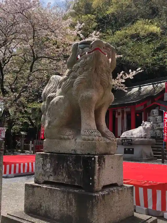 徳島眉山天神社の狛犬