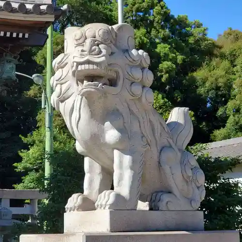 東海市熊野神社の狛犬