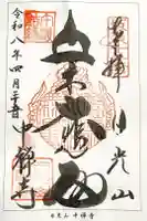 中禅寺の御朱印