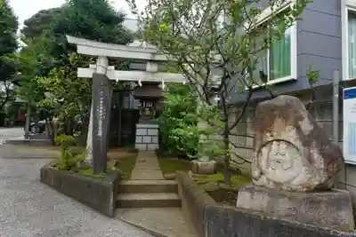天沼熊野神社の鳥居