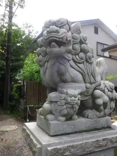五所神社の狛犬