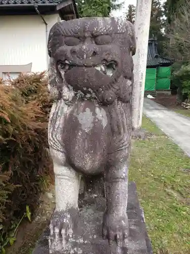 柿沢神社の狛犬