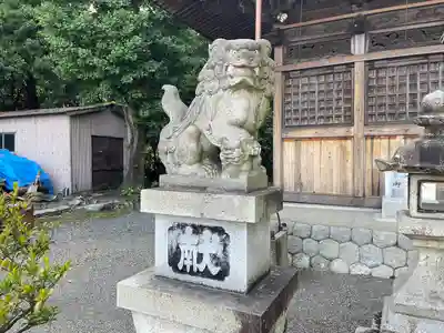 八幡社の狛犬
