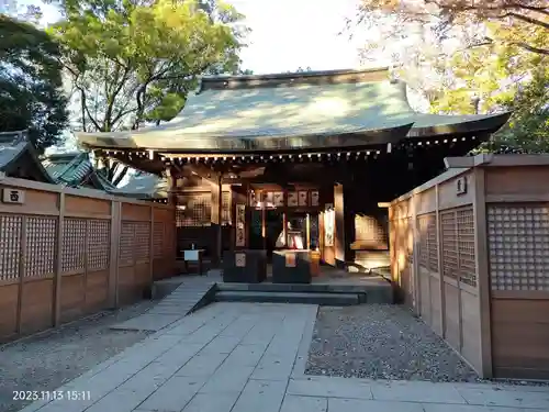 川越氷川神社の本殿