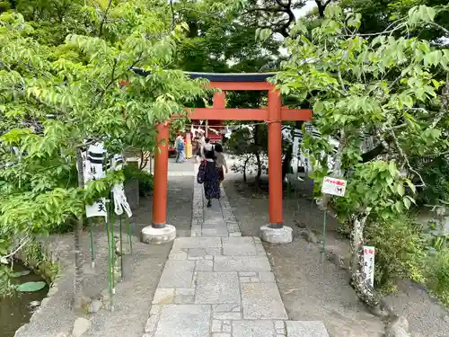 旗上弁財天社の鳥居