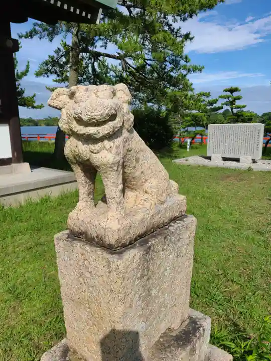 常盤神社の狛犬