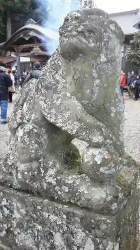 櫻田山神社の狛犬